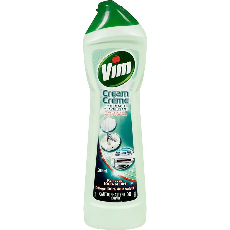 Vim Cream with Bleach-500 mL