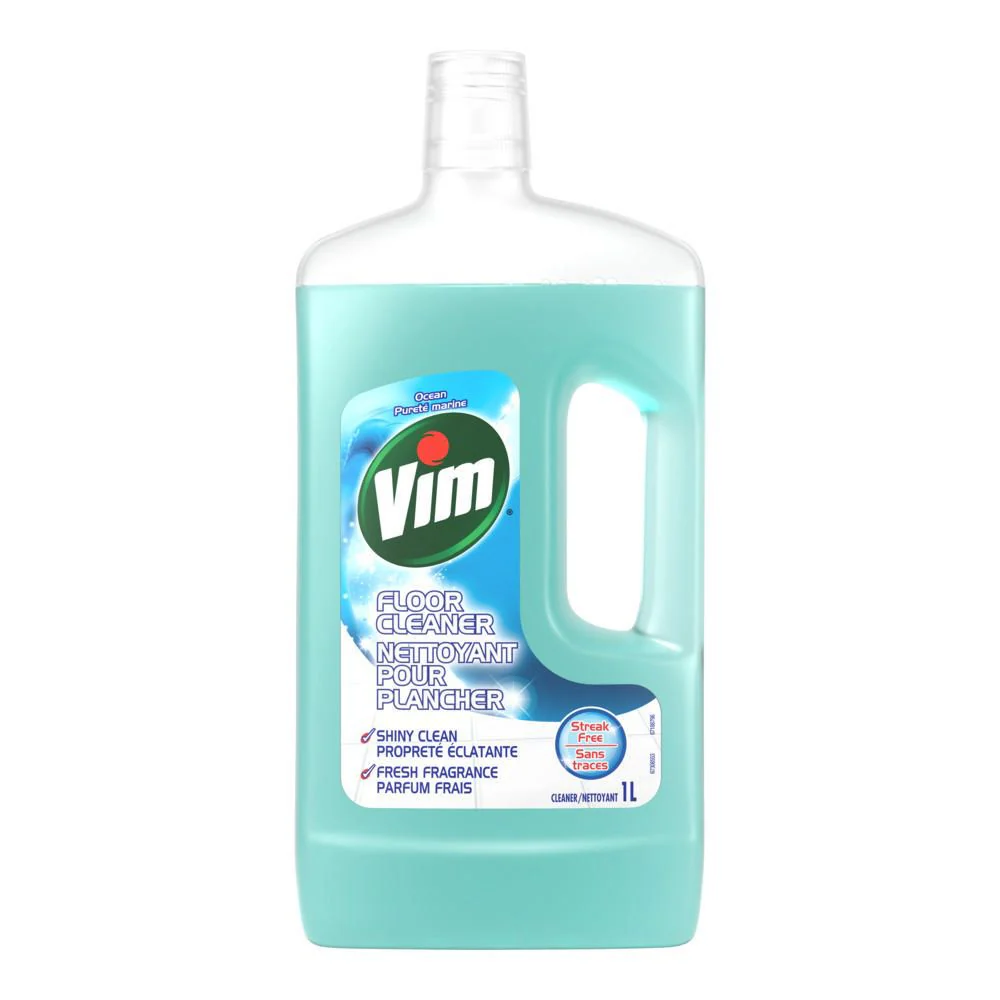 Vim Floor Cleaner, Streak-Free, Ocean -1L