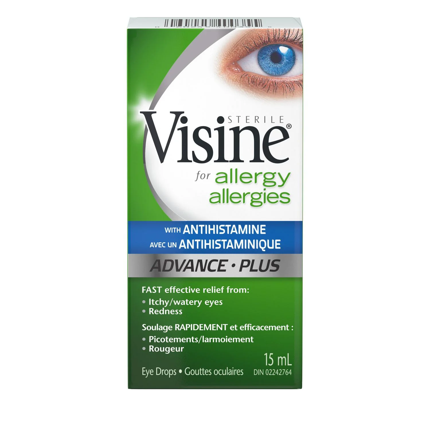 Visine for Allergy with Antihistamine Advance Plus - 15 ml