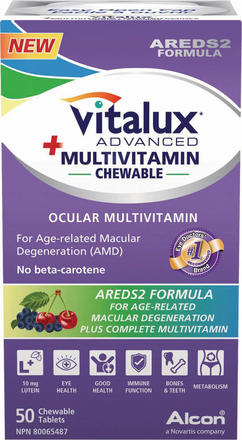 Vitalux ADVANCED + Multi Vitamin Chewable - 50 chewable tablets