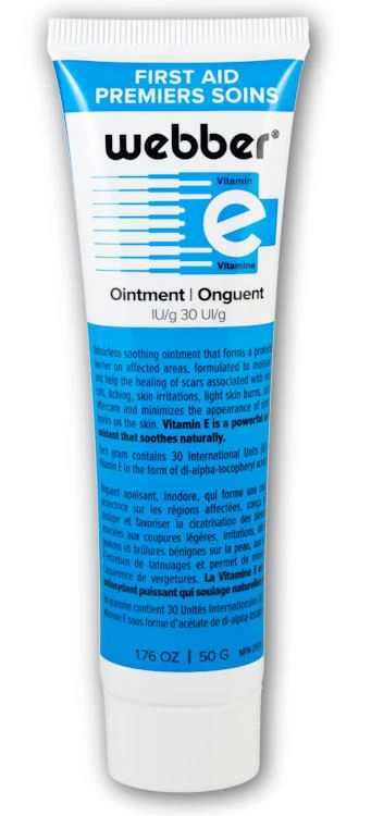 Webber Vitamin E Ointment, First Aid - 50 g
