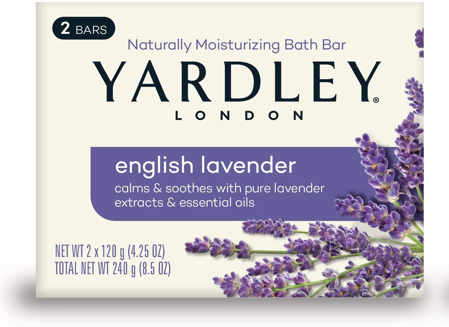 Yardley Bar Soap - 2 bar soaps x 120 g - Image 2