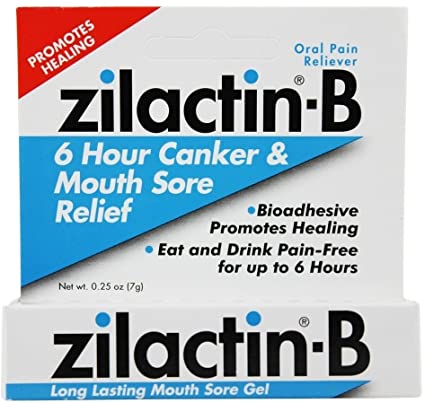 Zilactin-B Oral Pain Reliever Gel - 7 g